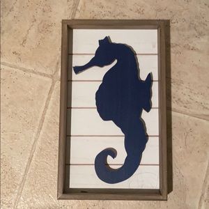 Seahorse wall art